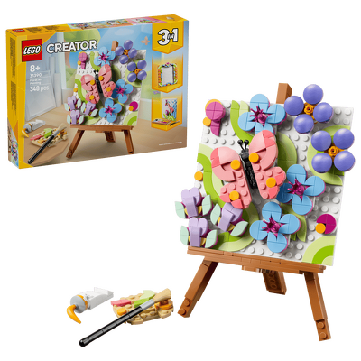 LEGO. Tablou decorativ cu arta florala