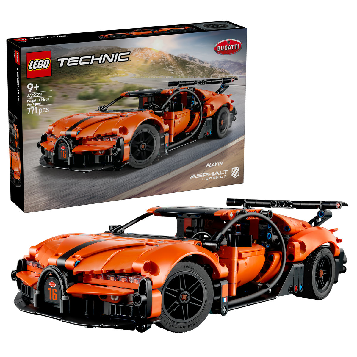LEGO Technic. Hipermasina Bugatti Chiron Pur Sport