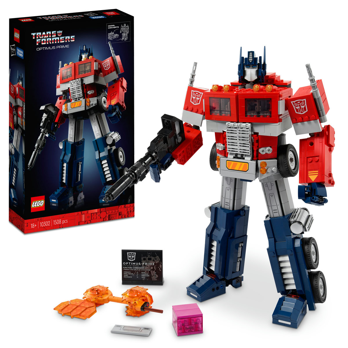 LEGO. Transformers. Optimus Prime cu 1329 piese pentru constructie si expunere