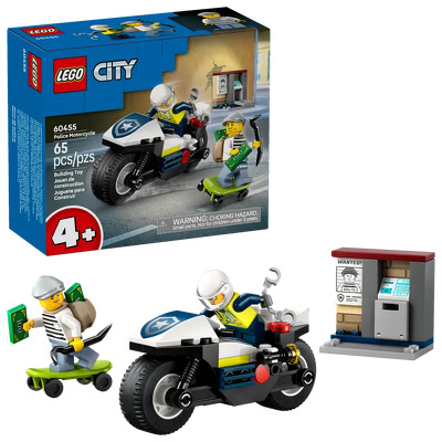 LEGO. Urmarire cu motocicleta de politie
