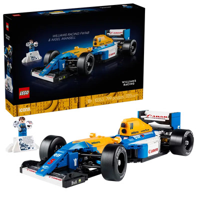 LEGO. Williams Racing FW14B si Nigel Mansell - cursa legendara F1