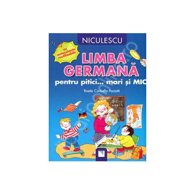 Limba germana pentru pitici... mari si MICI: cu autocolante reutilizabile