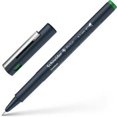 Liner pentru desen tehnic SCHNEIDER Pictus, varf fetru 0.1mm - verde