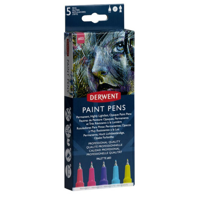 Liner Professional, 0.5 mm, pentru suprafete multiple, 5 buc/set, culori mate, varianta 3