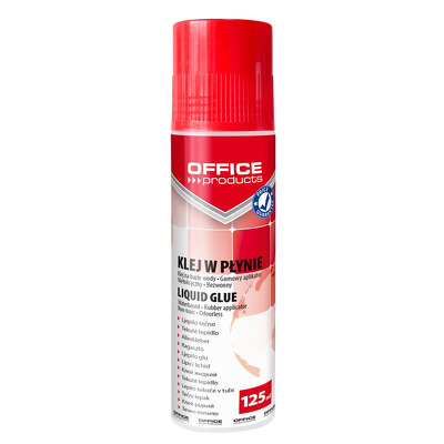 Lipici lichid 125ml, aplicator cu cauciuc, Office Products