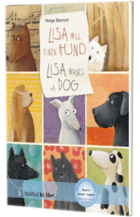Lisa will einen Hund. Deutsch-Englisch