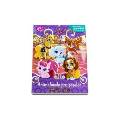 Animalutele printeselor. Citesti si te joci (Contine 12 figurine Disney de plastic si o plansa de joc)