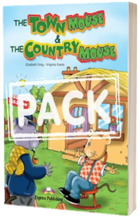 Literatura adaptata pentru copii. The Town Mouse and The Country Mouse Story Book with Multi Rom