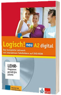Logisch! neu A2 Deutsch fur Jugendliche Lehrwerk digital mit interaktiven Tafelbildern, DVD-ROM