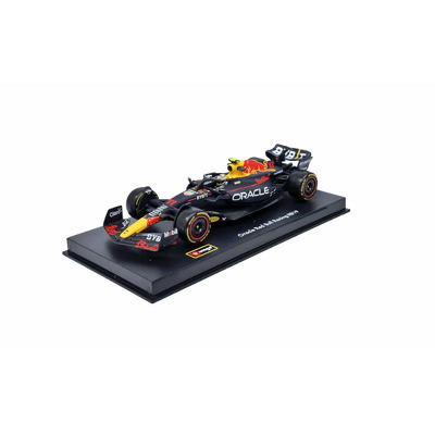 Macheta auto Honda F1 red bull racing RB19 N11 2023 Sergio Perez cu vitrina si pilot