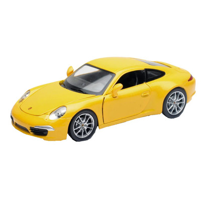 Macheta auto Welly Porche 911 carrera 4s galbena