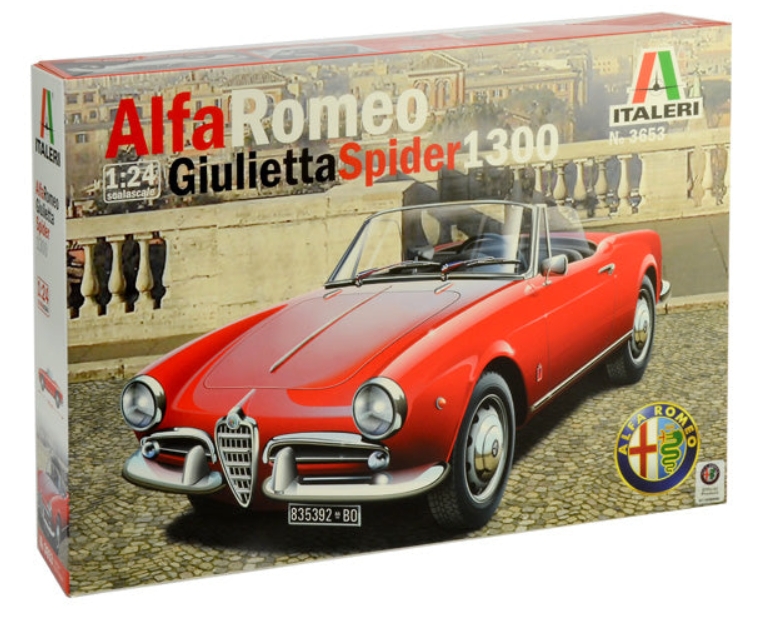Macheta Automodel de construit Alfa Romeo Giulietta Spider 1300