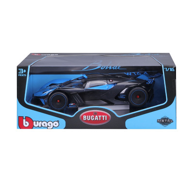 Macheta Bburago Bugatti bolide albastru