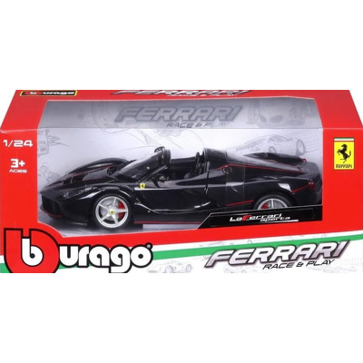 Macheta bburago ferrari laferrari aperta negru