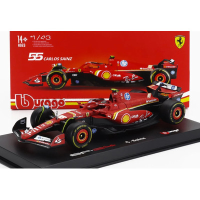 Macheta Bburago Ferrari racing #55 Carlos Sainz