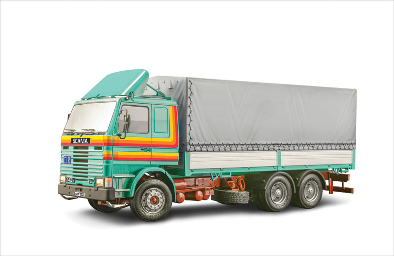 Macheta Italeri camion Scania 142H 6x2 canvas