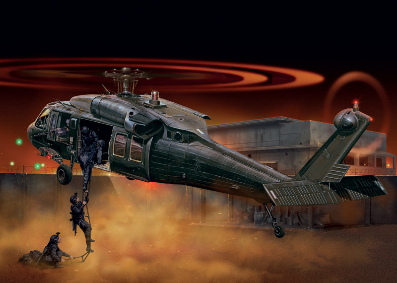 Macheta Italeri Elicopter UH-60/MH-60 Night Raid