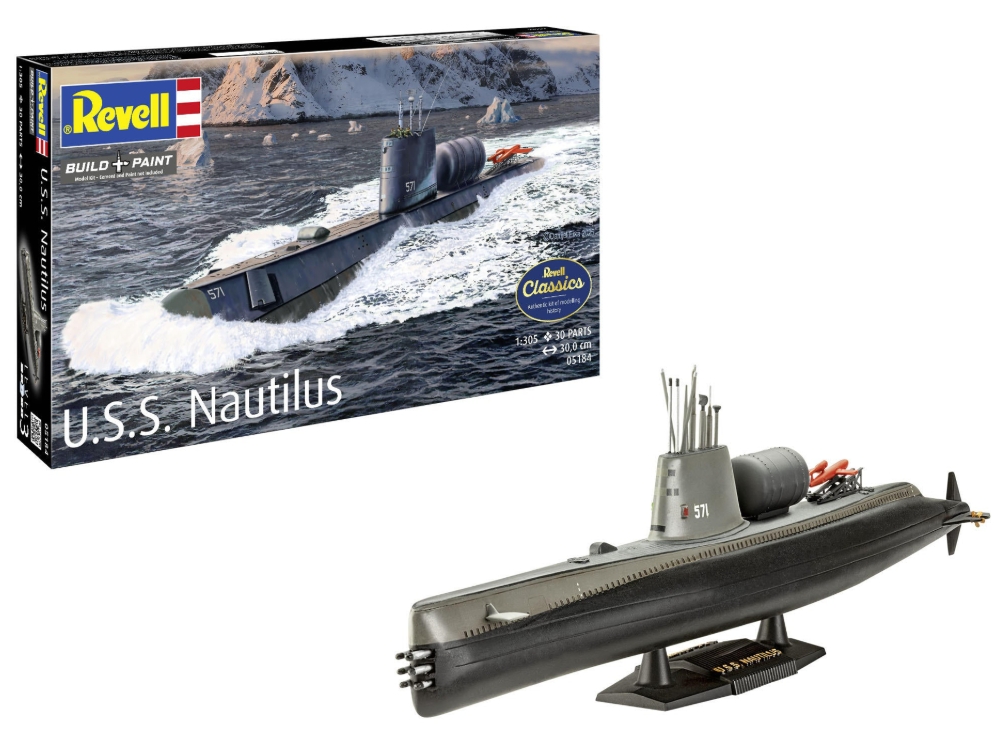 Macheta primul submarin nuclear din lume – model naval istoric pentru pasionatii de modelism