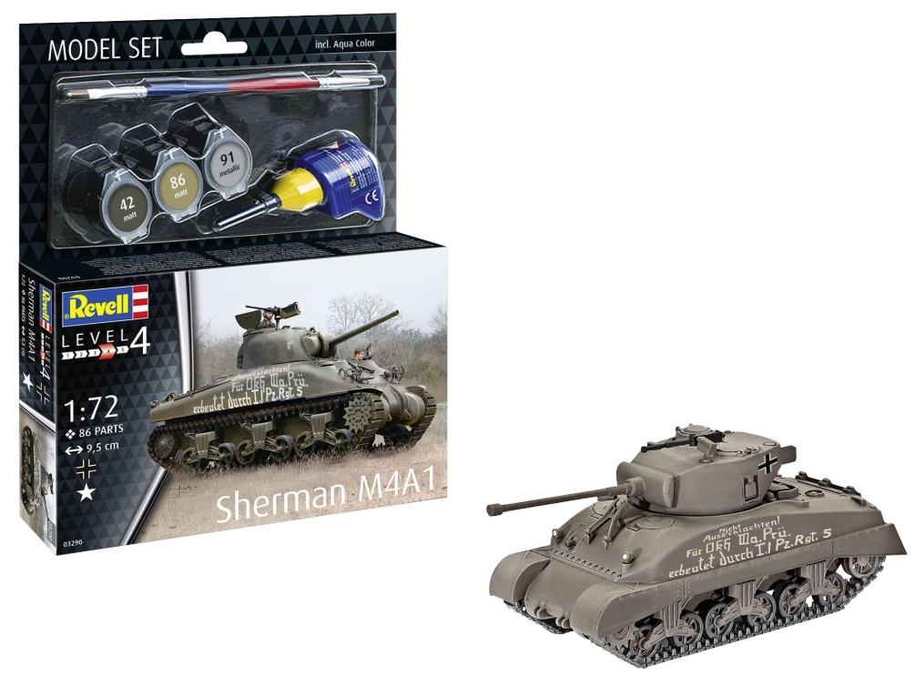 Macheta Revell vehicul militar Sherman