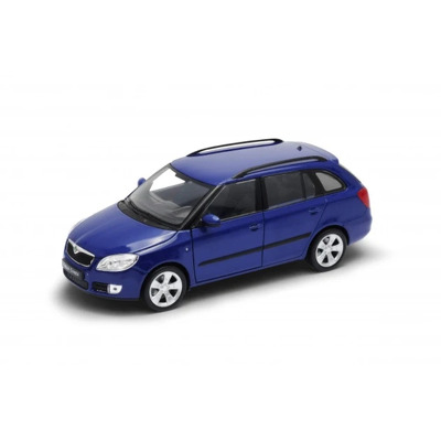 Macheta Welly Skoda Fabia Combi Ii 2009 albastru