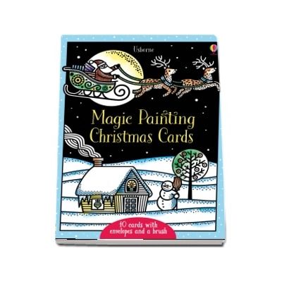 Magic painting Christmas cards