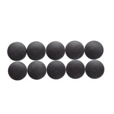 Magneti forma rotunda, D15mm, 0.15 kg forta, 10 buc/set, Solid - negru