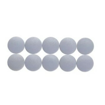 Magneti forma rotunda, D20mm, 0.30 kg forta, 10 buc/set, Solid - gri