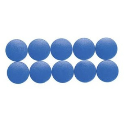Magneti forma rotunda, D24mm, 0.60 kg forta, 10 buc/set, MAUL Solid - albastru