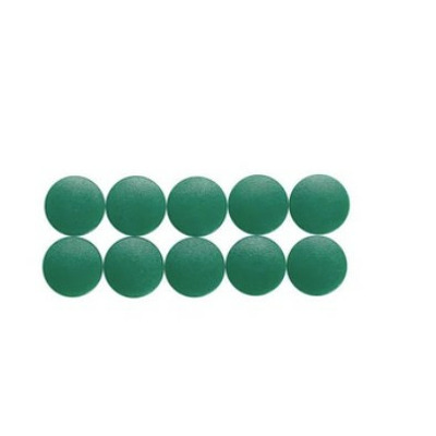 Magneti forma rotunda, D24mm, 0.60 kg forta, 10 buc/set, MAUL Solid - verde