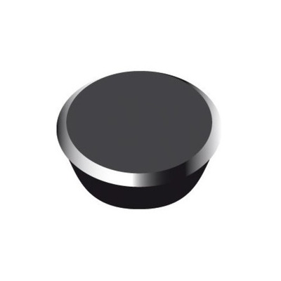 Magneti pentru sustinere sau simbolizare 24mm, negru 10/cutie, Alco