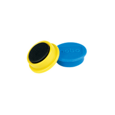 Magneti pentru table NOBO, diametru 32 mm, sustin 7 coli, 10 buc/set, diverse culori