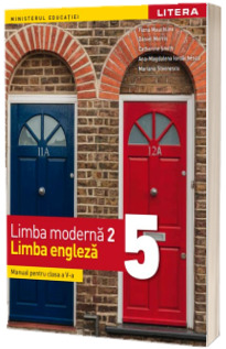 Manual de Limba moderna 2, Limba engleza, pentru clasa a V-a (aprobat cu nr. 4065 din 16.06.2022)
