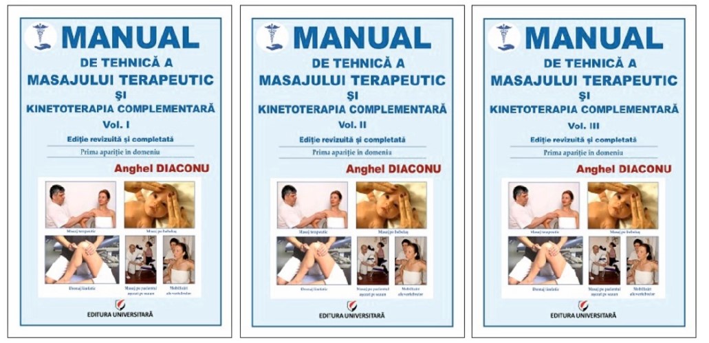 Manual de tehnica a masajului terapeutic si kinetoterapia complementara. Volumele I, II si III