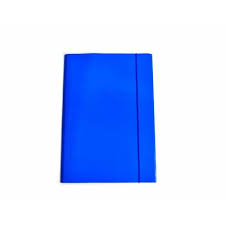 Mapa carton plastifiat, cu elastic B4, albastru, Arhi Design