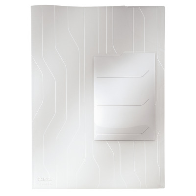 Mapa Leitz Combi File, cu separatoare, 3 buc/set - transparent