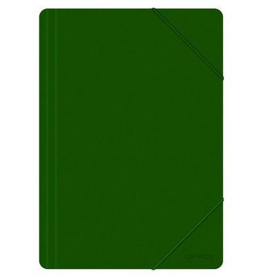 Mapa plastic cu elastic pe colturi, 500 microni, Office Products - verde