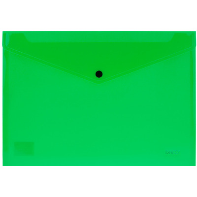 Mapa plastic plic cu capsa A4 Verde