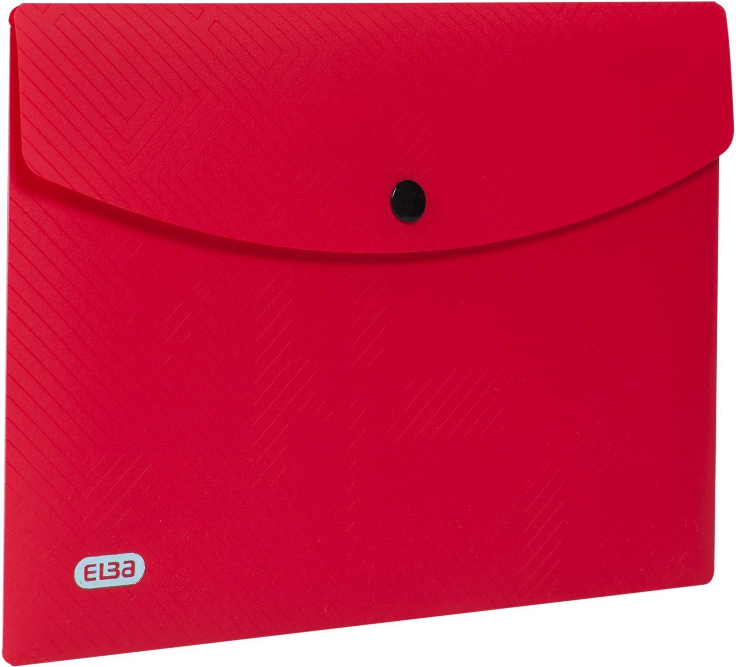 Mapa protectie documente A5 landscape, cu capsa, PP-0.3mm, 5 buc/set, Elba Urban - rosu