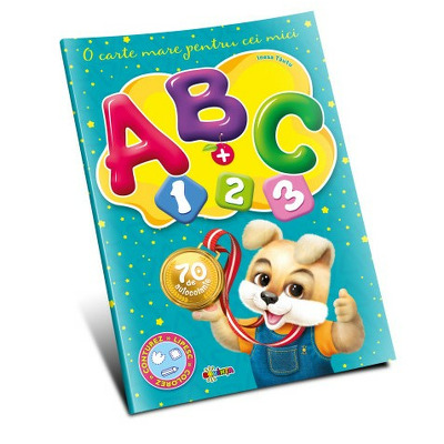 Marea carte de colorat. ABC + 1,2,3. O carte mare pentru cei mici