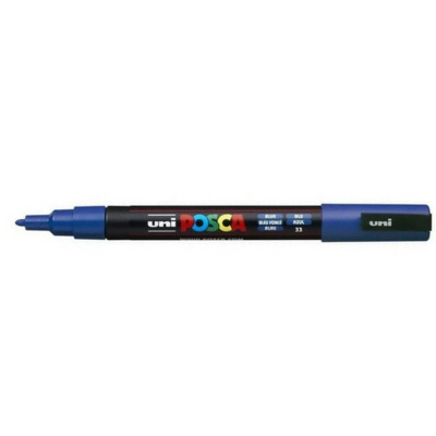 Marker acril POSCA PC-3M albastru 33