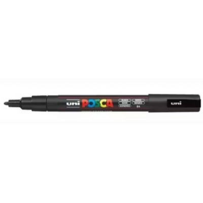 Marker acril POSCA PC-3M negru 24