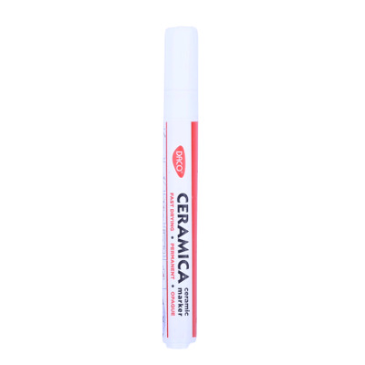 Marker ceramica alb