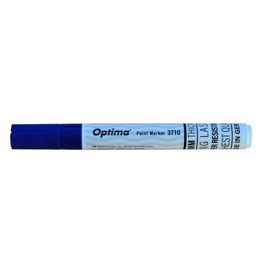 Marker cu vopsea Paint 3710, varf rotund 4.5mm, grosime scriere 2-3mm - albastru