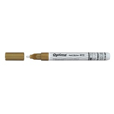Marker cu vopsea Paint 3713 cu varf rotund 2.0mm, grosime scriere 1-2mm - auriu