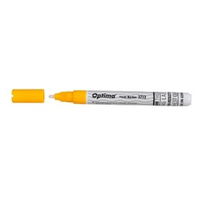 Marker cu vopsea Paint 3713 cu varf rotund 2.0mm si grosime scriere 1.2mm - galben