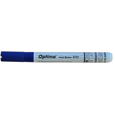 Marker cu vopsea Paint 3713, varf rotund 2.0mm, grosime scriere 1-2mm - albastru