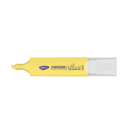Marker evidentiator pastel galben