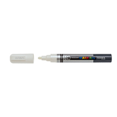 Marker Graduate Mark All, pe baza de apa, varf 2mm, pentru orice suprafata - alb
