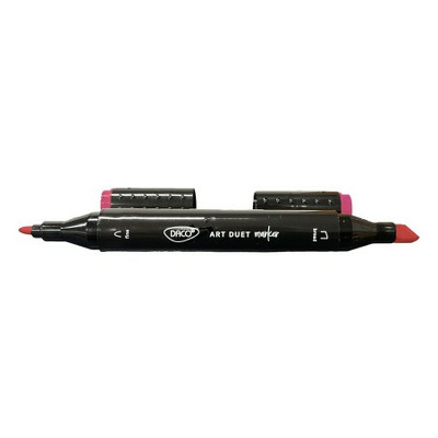 Marker grafic DACO rosu coral