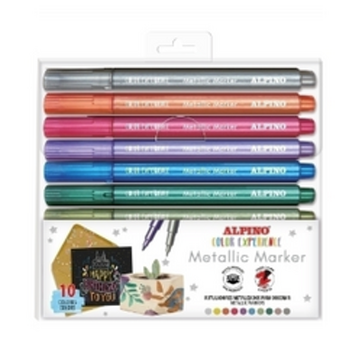 Marker metalic varf 2,9 mm, 10 buc/set